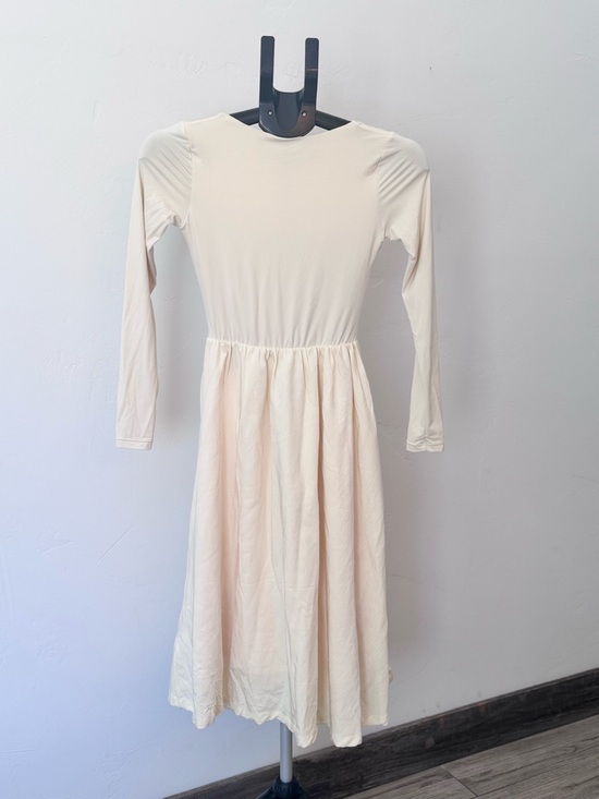 CHYRII Fashion Square Neck Long Sleeve Casual A-Line Midi Dress, Size Small - Picture 3 of 6